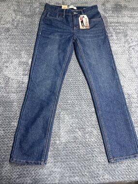 Levi's Kids Dark Blue Straight Jeans
